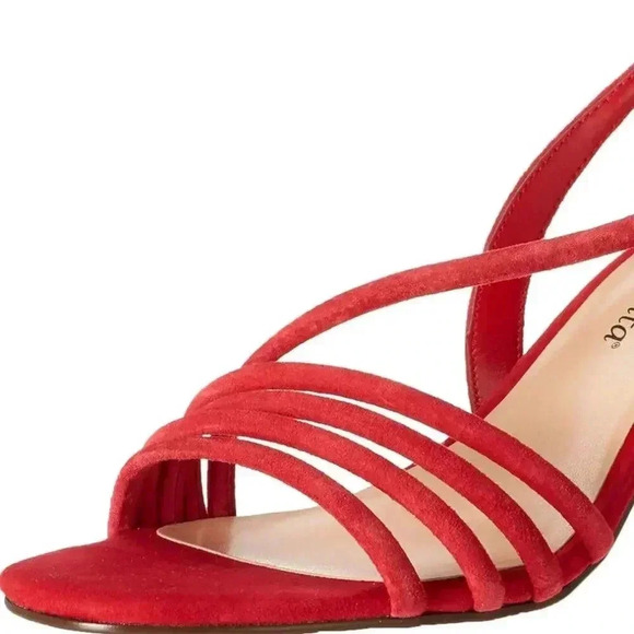 Red Zariah Strappy Slingback Sandal - Picture 5 of 11